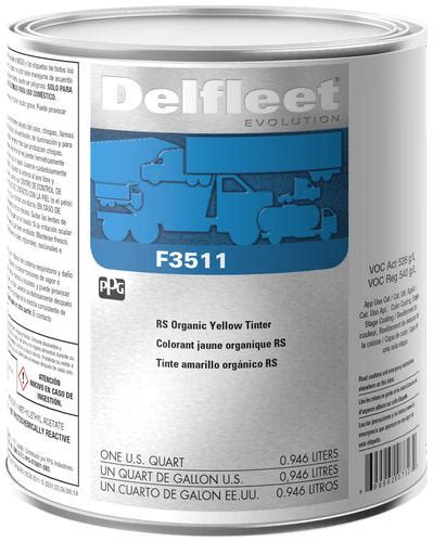 PPG Refinish Delfleet Evolution 1 Quart Organic Yellow Tint Toner F351