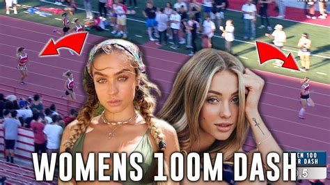 Charly Jordan Smokes Sommer Ray And Jena Frumes In Womens 100m Dash