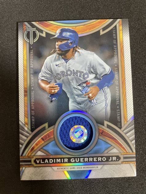 Topps Tribute Baseball Vladimir Guerrero Jr Stamp Of