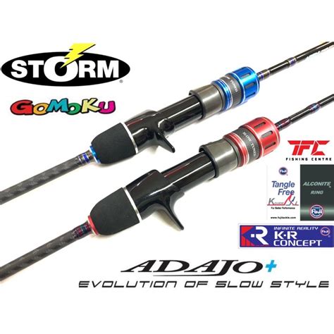 STORM Gomoku Adajo Plus Slow Jigging Rod Overhead Baitcast Shopee