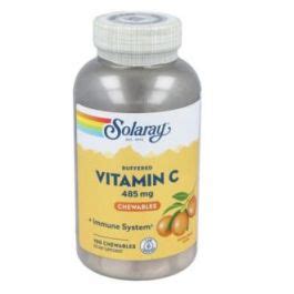 Solaray Vitamina C 500 Sabor Naranja 100 Comprimidos Masticables SLMFarma