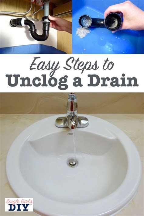 How To Clear A Clogged Sink Drain Clogged Sink Drain Sink Drain Sink