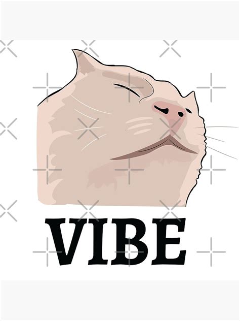 Vibing Or Vibe Cat Emote Dank Meme Catjam Canvas Print For Sale By