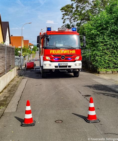 2022 26 B1 Brand Nachschau Freiwillige Feuerwehr Zellingen