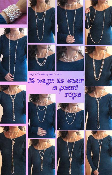 Ways To Wear A Pearl Rope Fashion Pearl Rope How To Wear Pearls