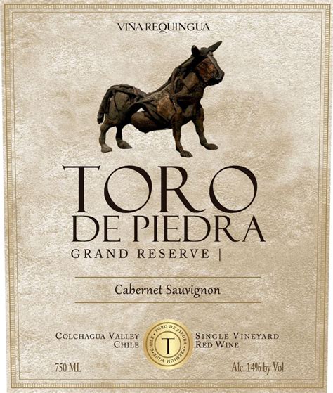 Vina Requingua Winery Toro De Piedra Gran Reserva Cabernet Sauvignon