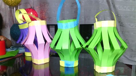 Como Hacer Faroles De Papel How To Make Paper Lanterns Youtube