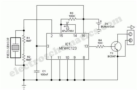 Vibration Sensor / Detector Circuit