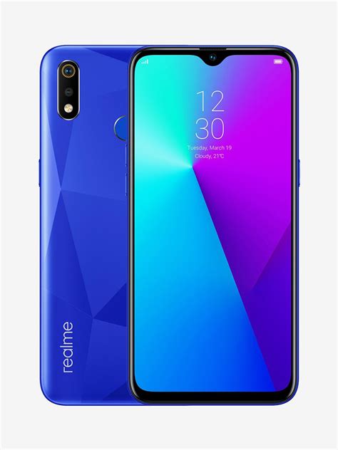 Buy Realme I Gb Diamond Blue Gb Ram Dual Sim G Online At Best