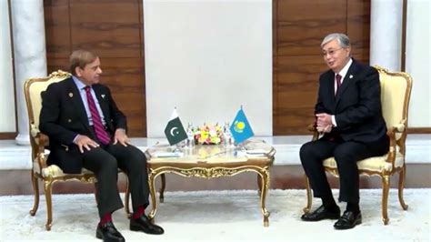 Pm Shehbaz President Of Kazakhstan Discuss Bilateral Ties