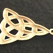 Amazon Fine 14k Yellow Gold Celtic Trinity Knot Charm Pendant Jewelry