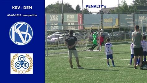 Ksv Jo Dem Jo Penalty S Na De Wedstrijd September