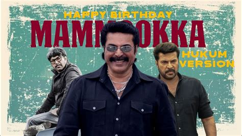 Mammookka Birthday Simple Mashup Mass Mashup 2023 Hukum Version