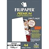 Papel A4 Verge Usapel Branco 180g Caixa 50 Filiperson 25027