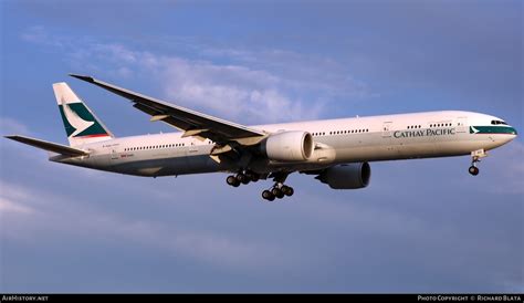 Aircraft Photo Of B KQU Boeing 777 367 ER Cathay Pacific Airways