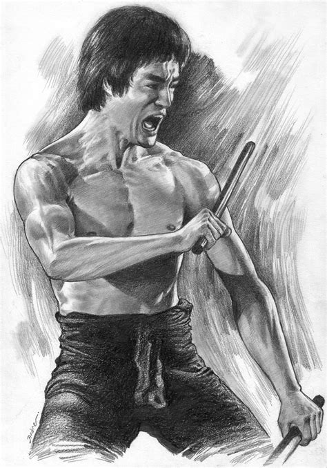 Bruce Lee Drawing