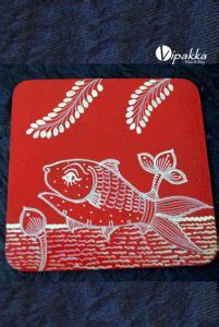 Hand Painted Coaster Set Inspired By Pattachitra Art Form Vh