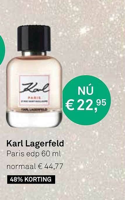 Karl Lagerfeld Paris Edp 60 Ml Aanbieding Bij Mooi Parfumerie