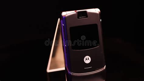 Motorola Razr V3 Flip Mobile Phone Vintage Cellular Device From 2000`s