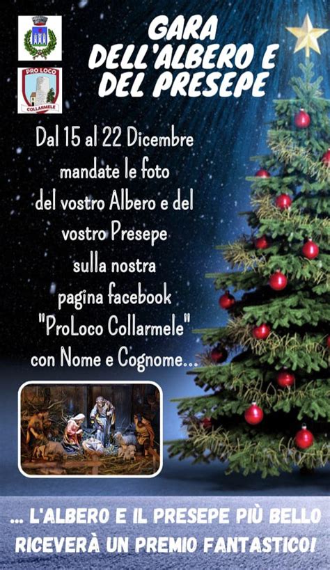 Natale A Collarmele La Pro Loco Prepara La Gara Per Premiare L