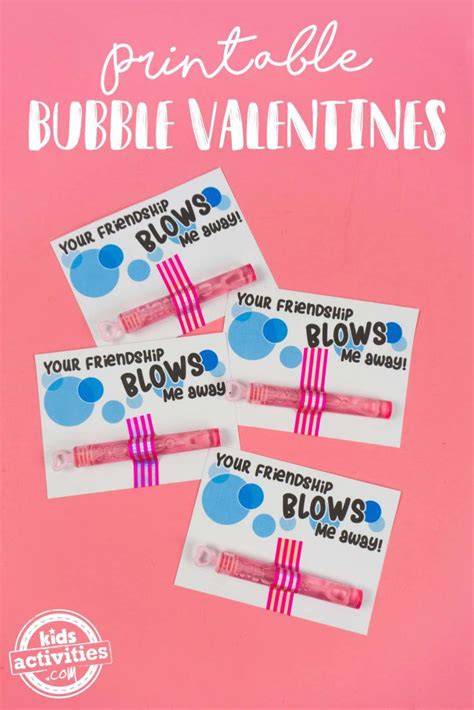 Diy Printable Bubble Valentines Are Candy Free Fun And Easy