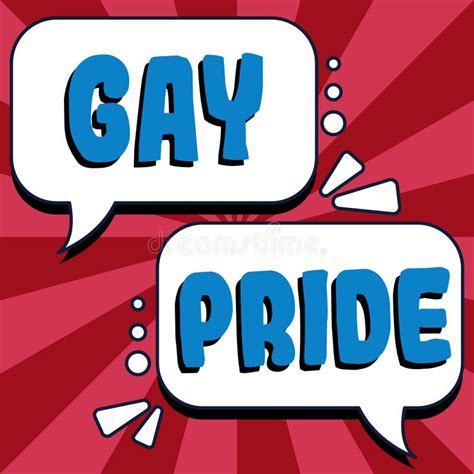 Text Showing Inspiration Gay Pride Business Overview Dignity Of An