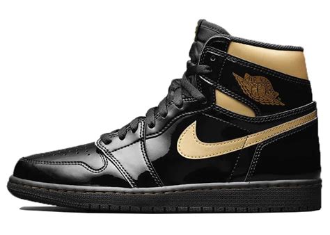 Nike Air Jordan 1 Retro High Og Patent Black Gold 相場・プレ値情報 モノカブ