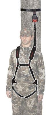 Primal Descender Device And Full Body Harness Combo For Treestand Hunters