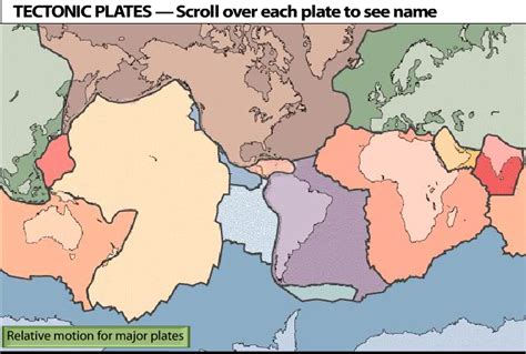 World Tectonic Plates Incorporated Research Institutions For Seismology