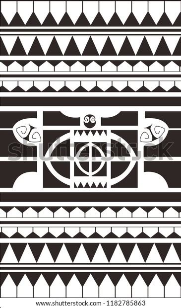 Maori Polynesian Tattoo Style Ornament Ready Vector C S N Mi N Ph