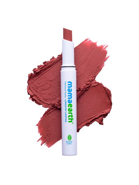 Buy Mamaearth Moisture Matte Longstay Lipstick With Avocado Oil Vitamin E Carnation Nude