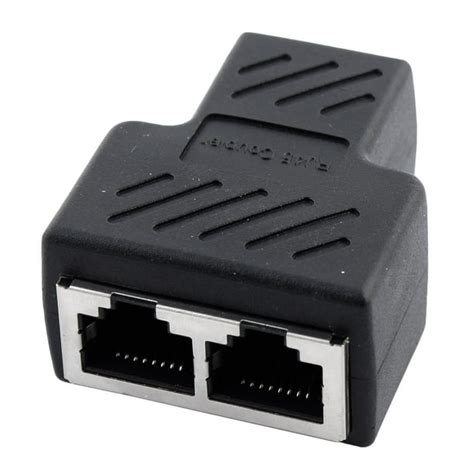 Rj45 1 Female To 2 Female Splitter Adapter Adapter View