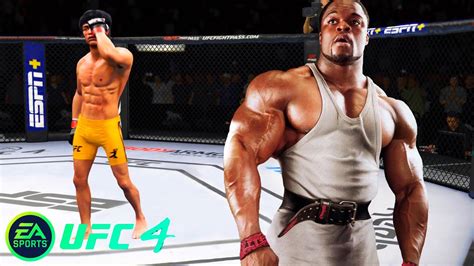 Ufc4 Bruce Lee Vs Brandon Curry Bodybuilder Ea Sports Ufc 4 Ps5 Youtube