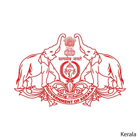 Premium Vector | Coat of arms of kerala is a indian region vector emblem