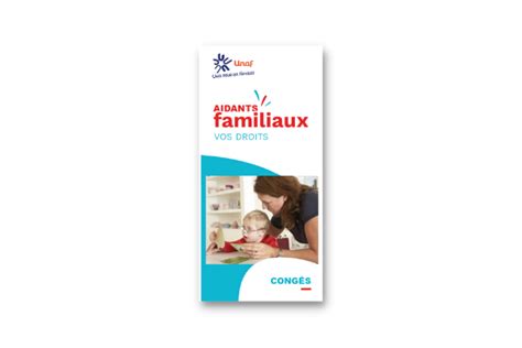 Lot de 100 guides vos droits Aidants familiaux Congés Unaf