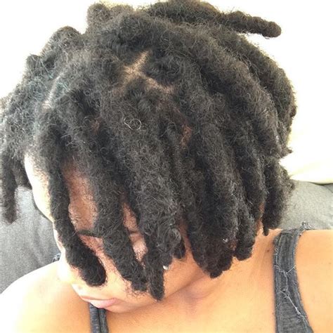 5 Ways To Control Frizzy Locs Thick Starter Locs Short Locs