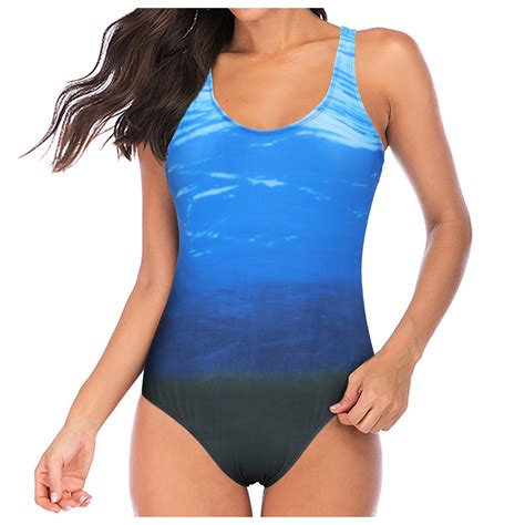 Rigardu Hot Sale Women S One Piece Swimsuit Tummy Control Bathing Suits Sets Padded Swimsuit