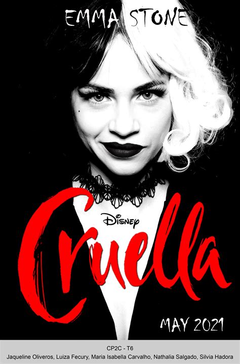 Cartaz Do Filme Cruella On Behance