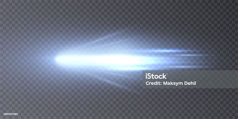 Blue Light Effect Stock Illustration - Download Image Now - Abstract ...