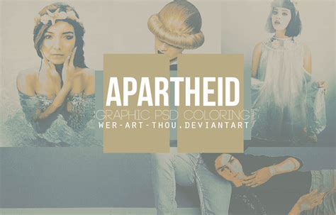 Apartheid Psd Coloring By Wer Art Thou On Deviantart