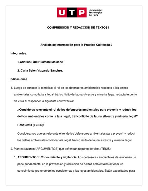 Comprensión Y Redacción DE Textos I semana 13 COMPRENSIÓN Y REDACCIÓN