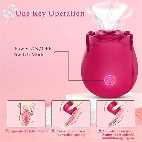 10 Speed Rose Vibrator G Spot Clitoral Dildo Massager Sex Toys For