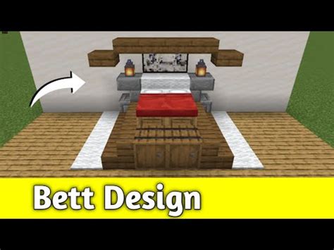 Cooles Bett Design Minecraft Tutorial YouTube