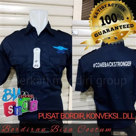 Jual Baju Seragam Apd Asosiasi Pilot Indonesia Kemeja Lengan Pendek