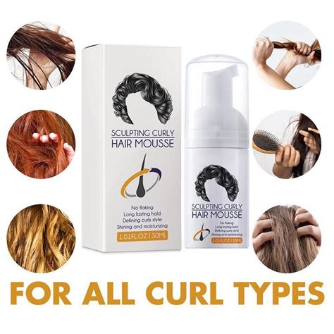 New Curl Boost Cream Sculpting Curly Hair Mousse Cream For Curls Bounce And Curl Care Curly Hair