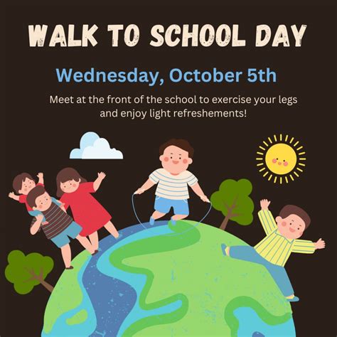 Walk to School Day – 10/5 – Sylvan Park Paideia Elementary School