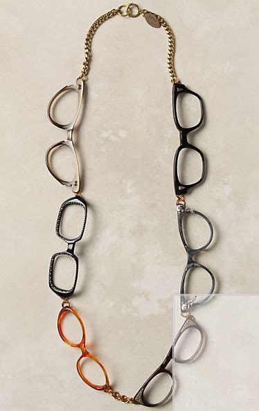 Glasses Necklace Eyeglass Necklace Anthropologie Necklace Jewelry