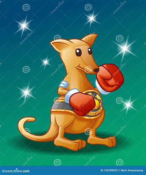 Led Kangaroo Character Artthe Adorable Kangaroo A Hyper Detailed