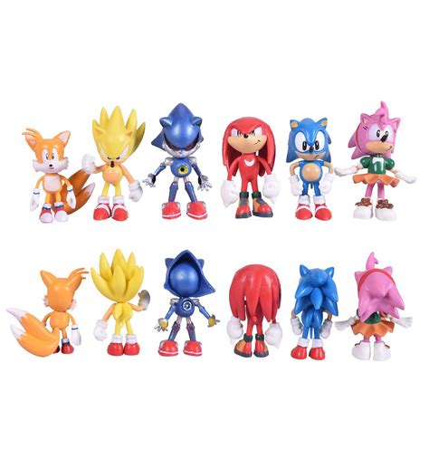 Max Fun Set Of Pcs Sonic The Hedgehog Action Figures Cm Tall Cake