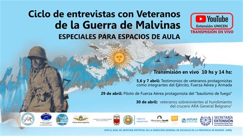 Ciclo De Entrevistas Virtuales Con Veteranos De La Guerra De Malvinas